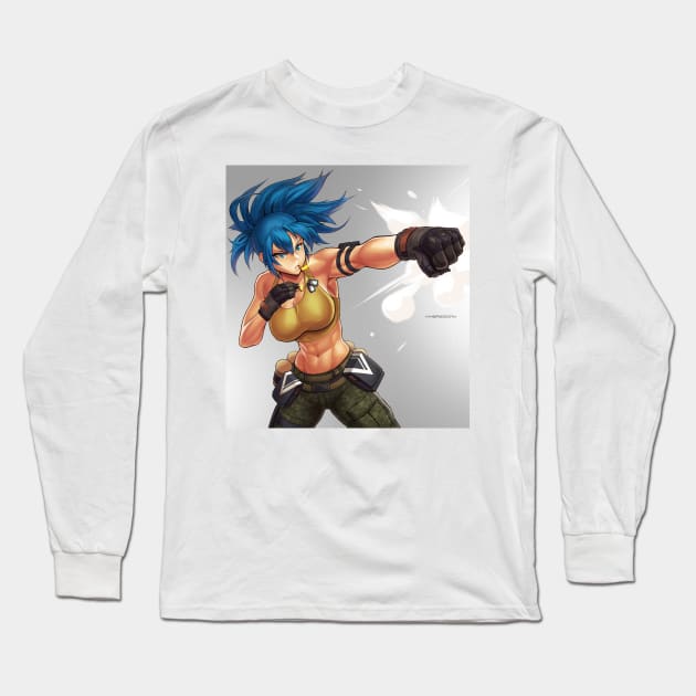 Leona Long Sleeve T-Shirt by hybridmink